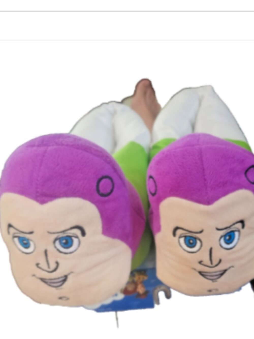 Toy Story Buzz Lightyear Adult Slippers Disney PIXAR Sz Sm 6-7.5